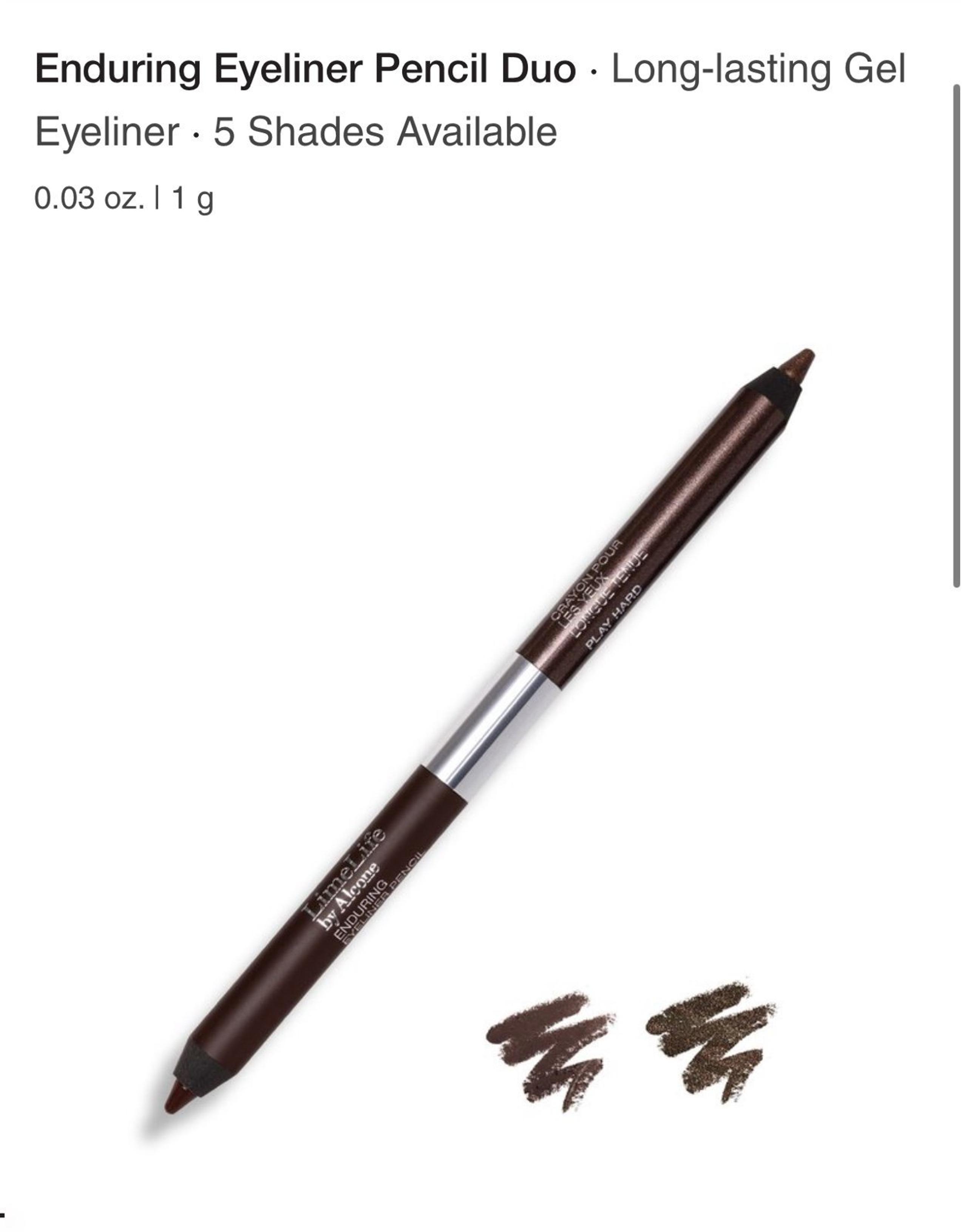 LimeLife by Alcone Duel Eyeliner Work Hard/Play hard