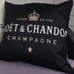 Moet & Chandon Champagne Linen Pillowcases Pillow Covers Set Of 2 16 Square