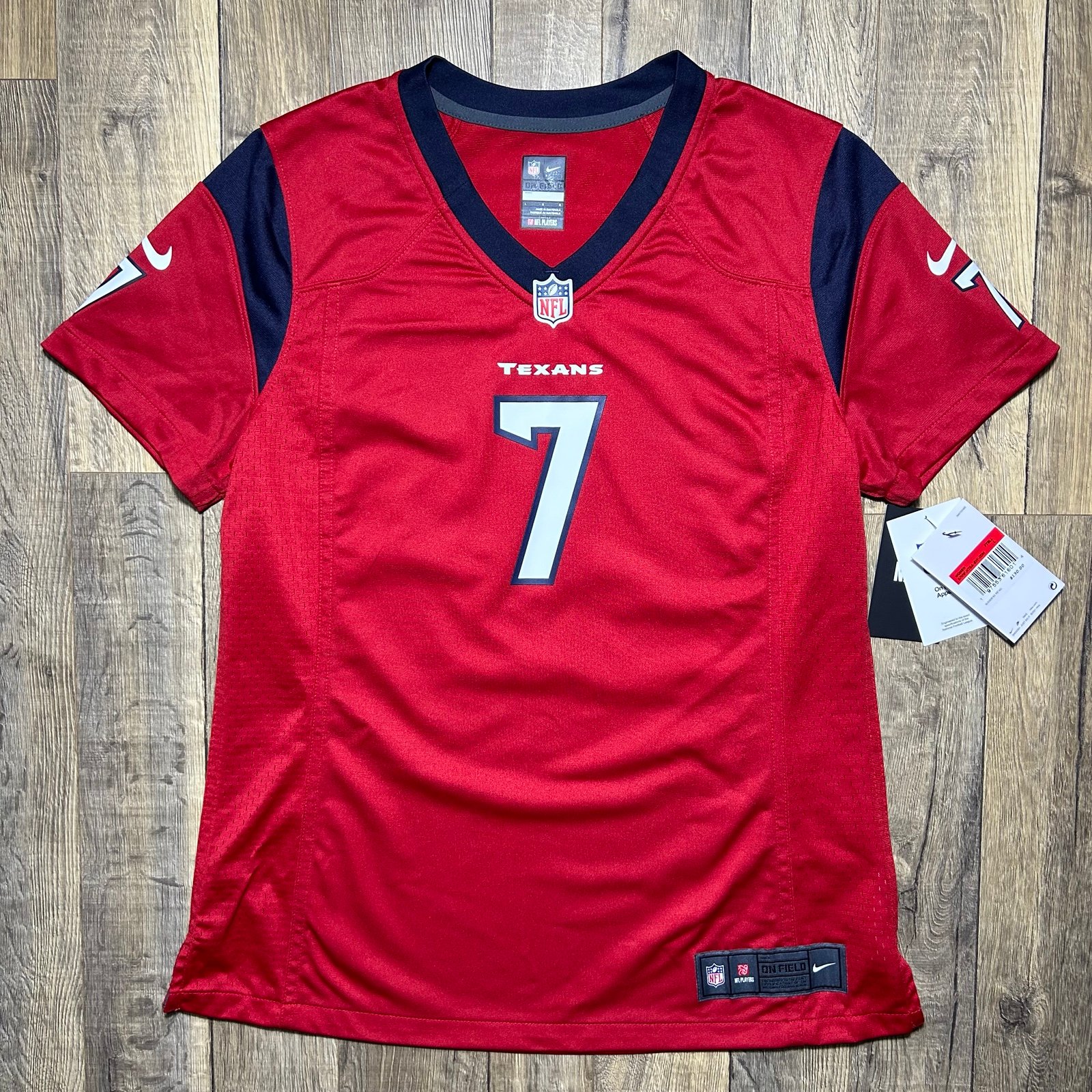 Nike C.J. Stroud Houston Texans Women's Alternate Game Jersey Red Large NWT 130