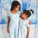 Posh Peanut Disney Elsa French Terry Ruffled Dress (1/2)