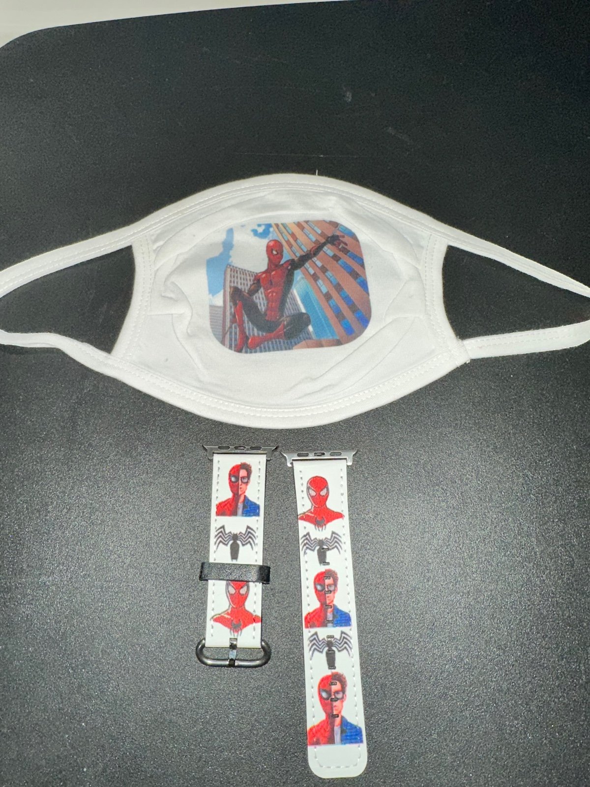 Spider-Man watchband and mask