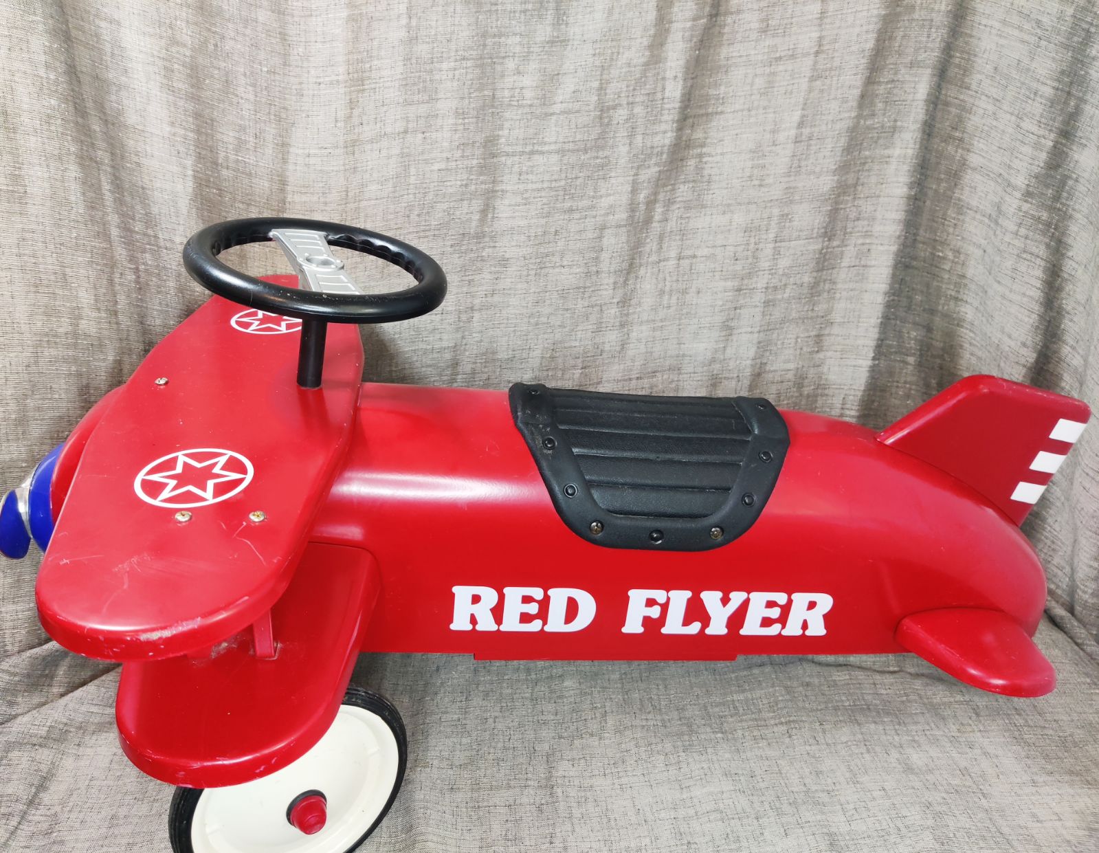 Metal Red flyer kids rider toy