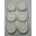 Heartstone Vintage Stoneware Muffin/Cupcake Pan Hand painted Apples & Border EUC