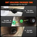 Triple Lens Sewer Inspection Camera with 50FT Semi-Rigid Cable, 1080P HD Endosco