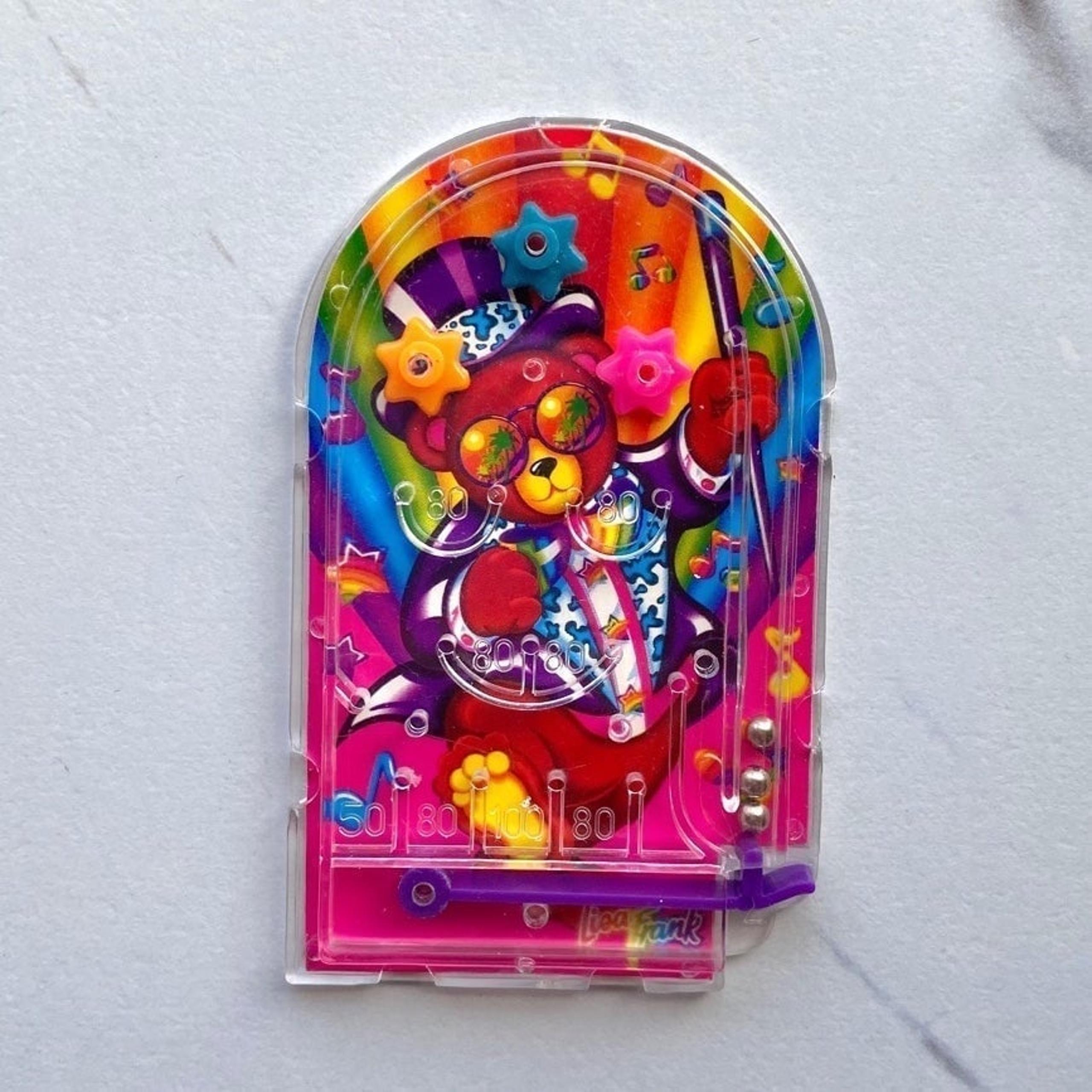 ✨VTG✨ Lisa Frank Hollywood Bear mini pinball game