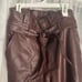 Abercrombie and fitch faux leather pants