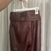 Abercrombie and fitch faux leather pants
