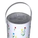 VTG Pheonix ICE BUCKET CADDY Lid Strainer Grate Handle Tulip Flowers Mid Century