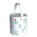 VTG Pheonix ICE BUCKET CADDY Lid Strainer Grate Handle Tulip Flowers Mid Century