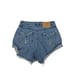 Some Days Lovin - Raw Hem Turn Up Denim Shorts with Cross Belt Loop Detail