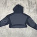 Nike Pro Therma-FIT ADV Center Swoosh XS Cropped Fleece Heavy Hoodie Blue