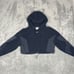Nike Pro Therma-FIT ADV Center Swoosh XS Cropped Fleece Heavy Hoodie Blue