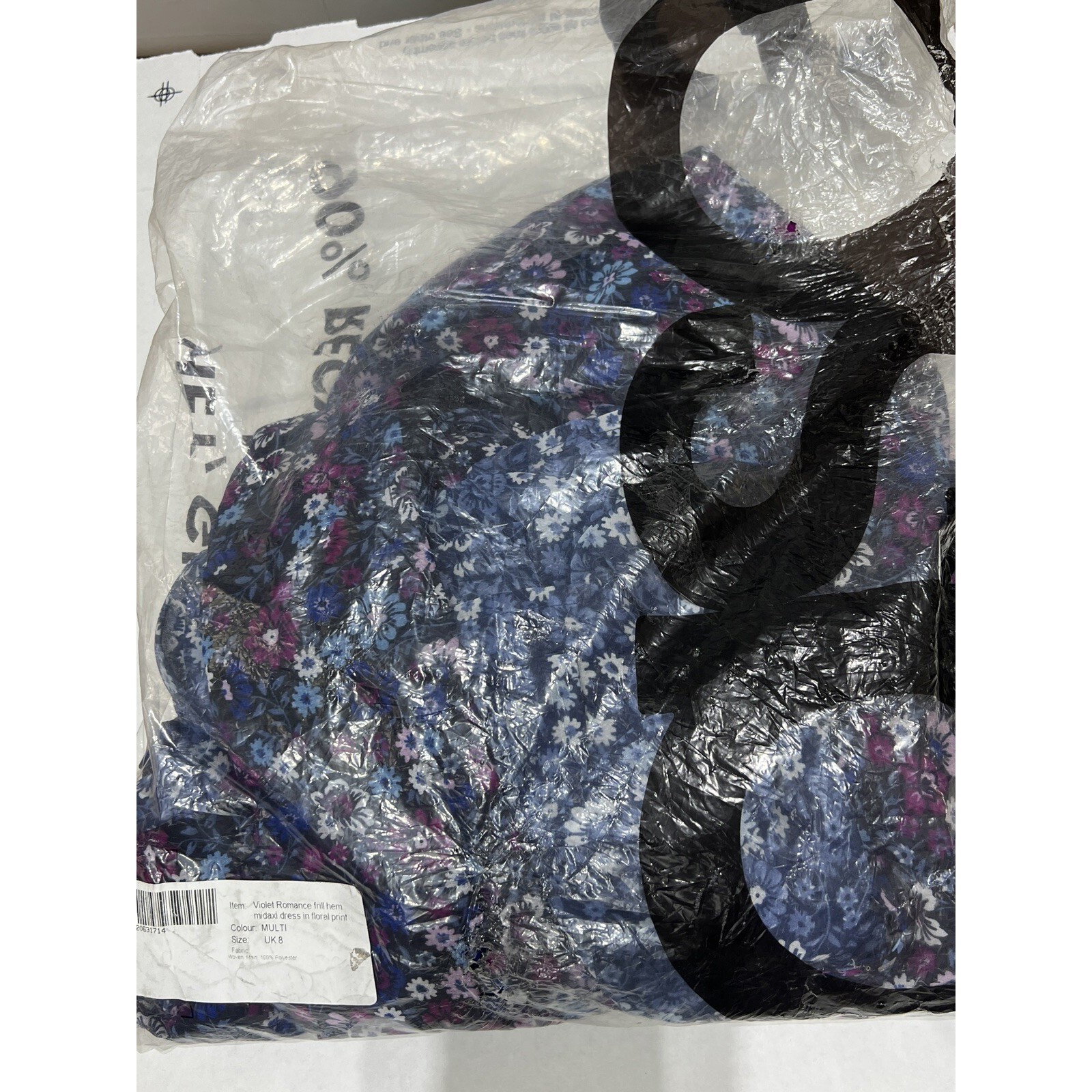 NWT! - Violet Romance Frill Hem Midaxi Dress In Floral Print Size US 4 63