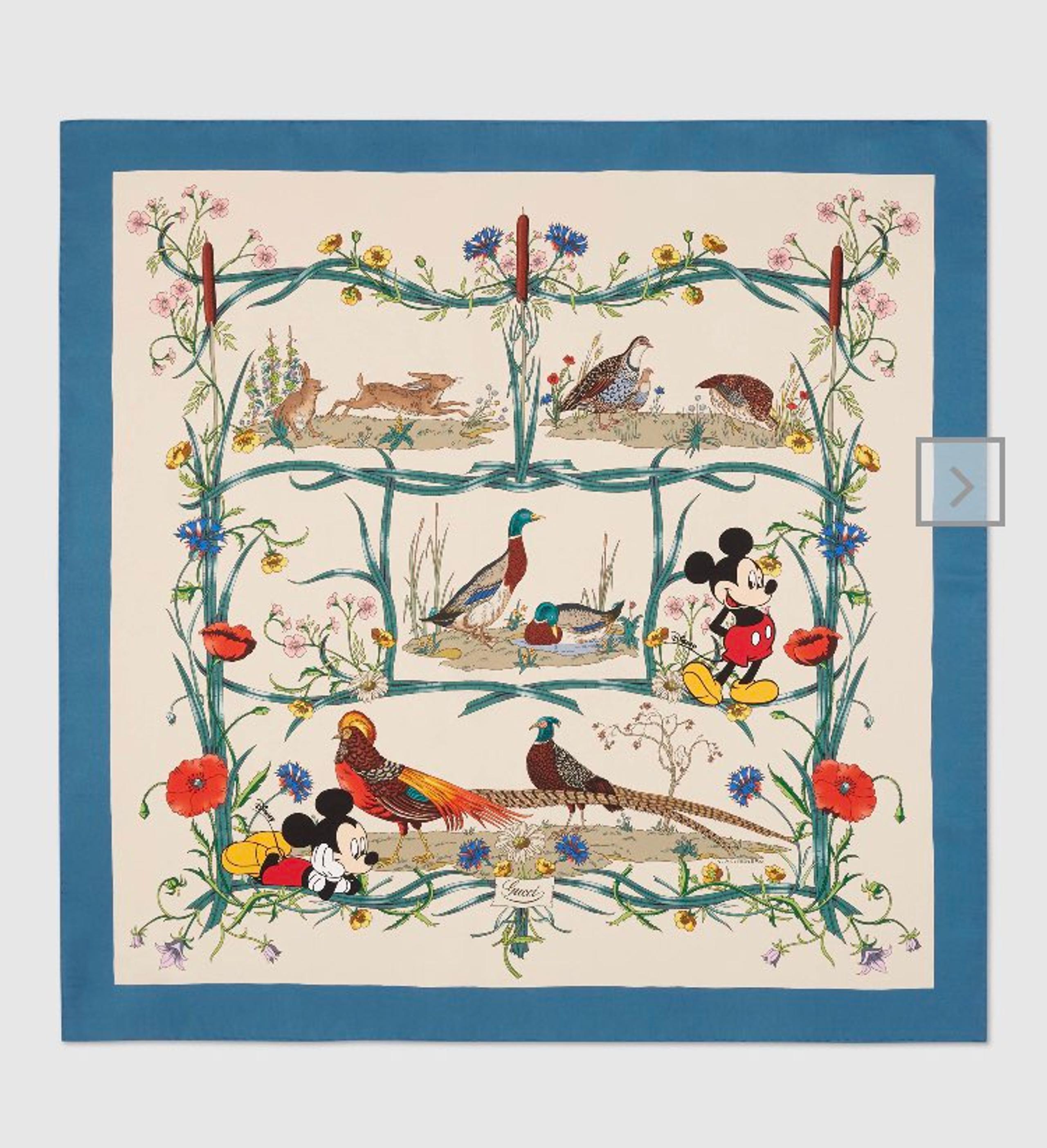 Gucci Disney SOLD OUT NIB silk scarf