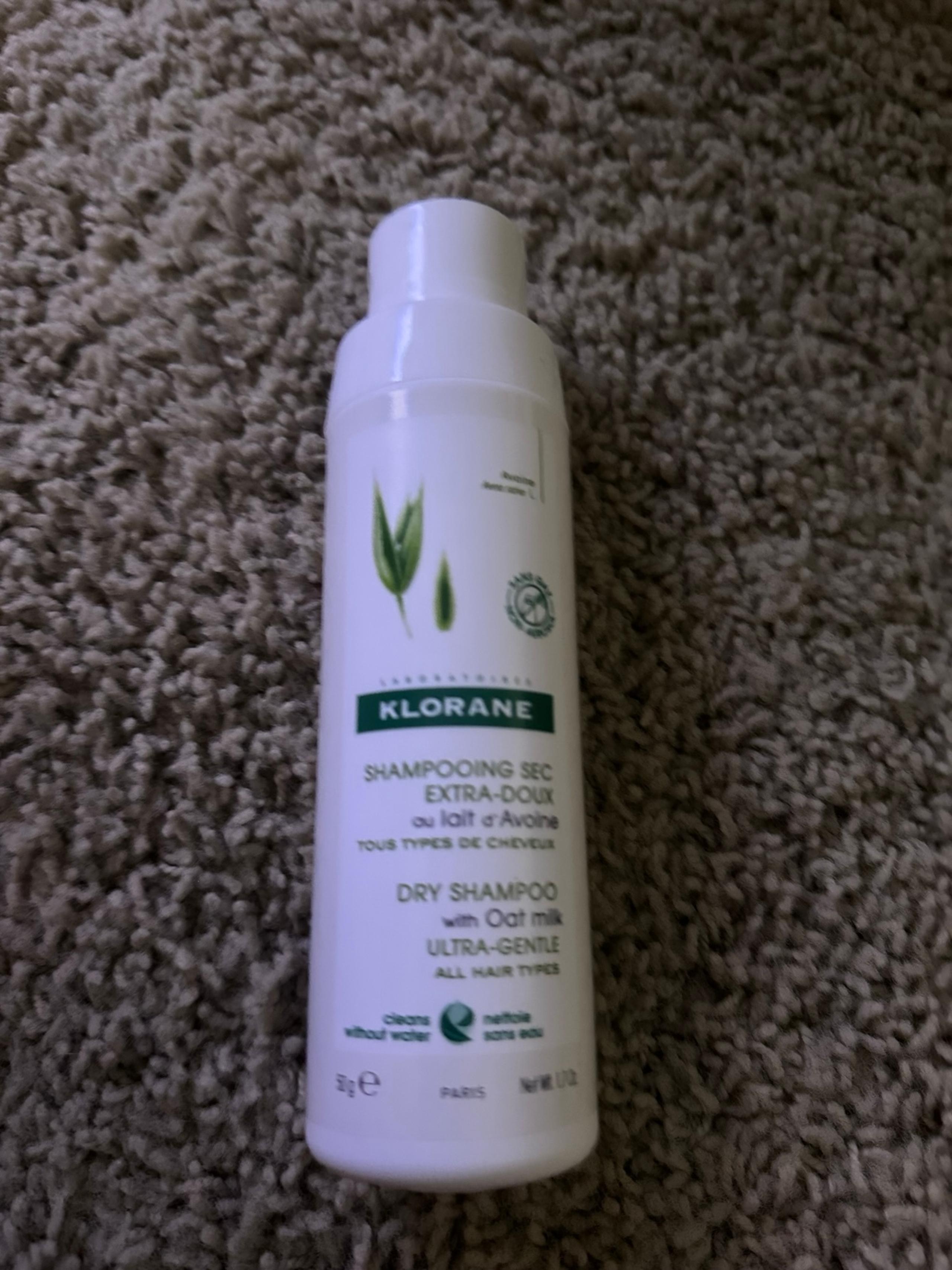 New Klorane Ultra Gentle Dry Shampoo with Oat+ Gentle Formula Instantly Revives