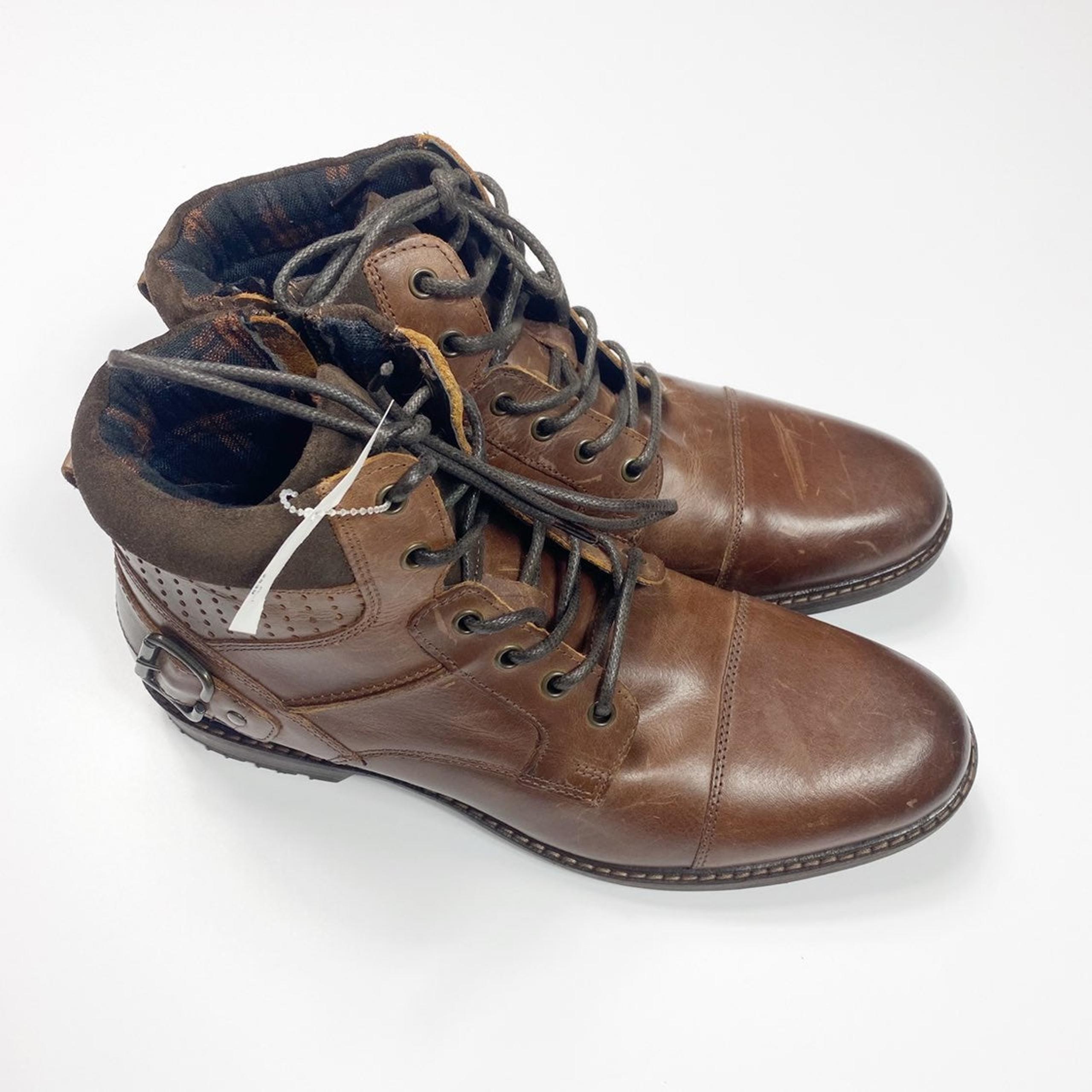 Aldo Cognac Men Brown Boots