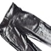 NWT SPANX brown black Crocodile Faux shape wear Leather Leggings size small