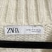Zara Chunky Knit Vest Size M Ivory Grandpa Cableknit Y2K Preppy Academia Layer