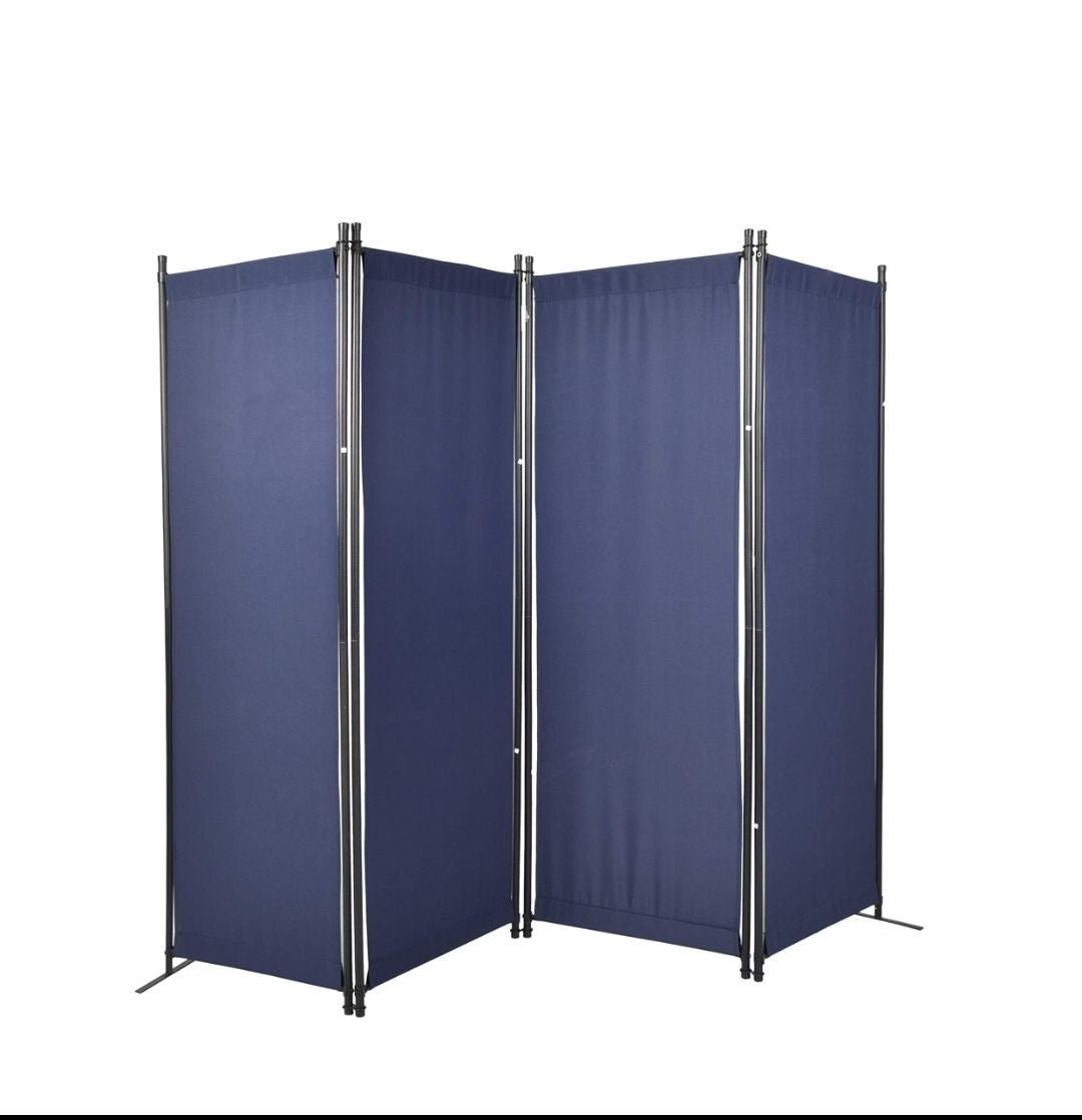 4Panels Blue Folding Room Divider (New-Free Shipping)