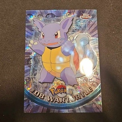 Pokémon Topps Chrome Series 1 Wartortle Tekno NM