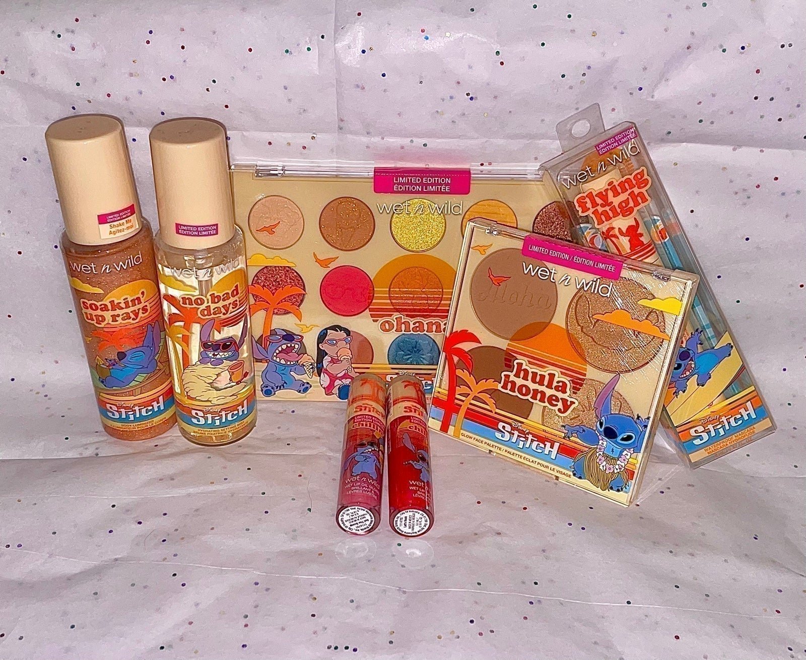 wet n wild stitch makeup & body care set | 7 pcs UNUSED