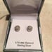 Sterling/Diamond Earrings