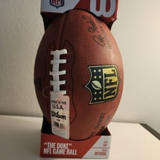 Wilson The Duke Official NFL Authentic Game Ball F1100 Football Autographed
