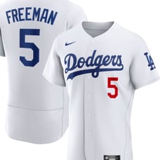 Los Angeles Dodgers White Freddie Freeman Jersey