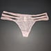 NWT Victoria's Secret VS Fashion Show strappy string nude eyelash panty thong