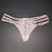 NWT Victoria's Secret VS Fashion Show strappy string nude eyelash panty thong