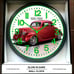 1936 Ford Coupe Garage Shop Glow In The Dark Wall Clock New