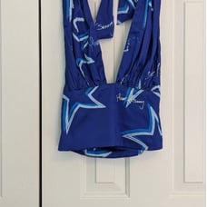 Women's House of Sunny Top, Size 2, Blue