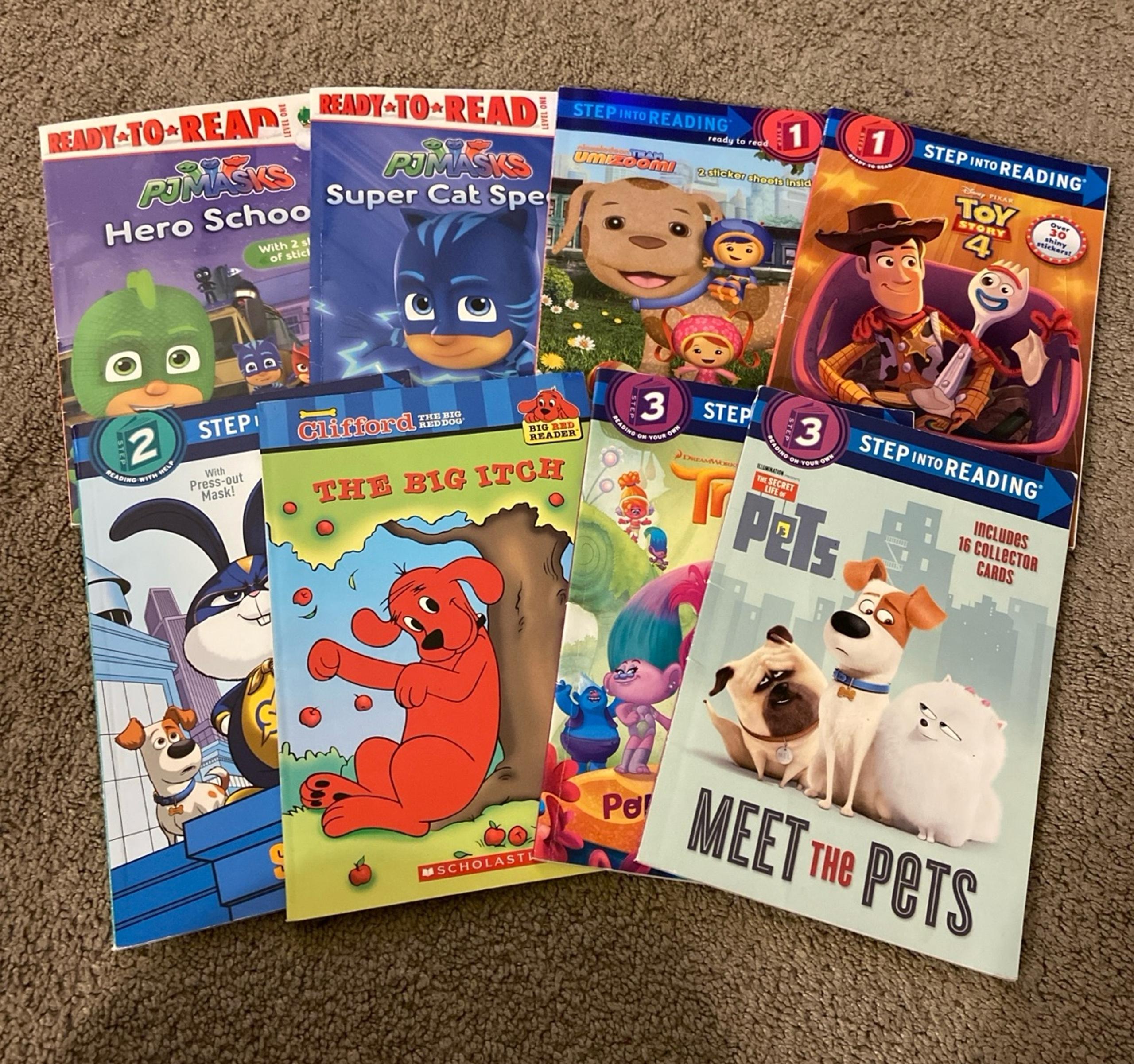 Step into reading books