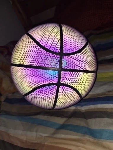 Basketball Reflective Ball Glowing Durable Basketball Luminous Luminous Bask