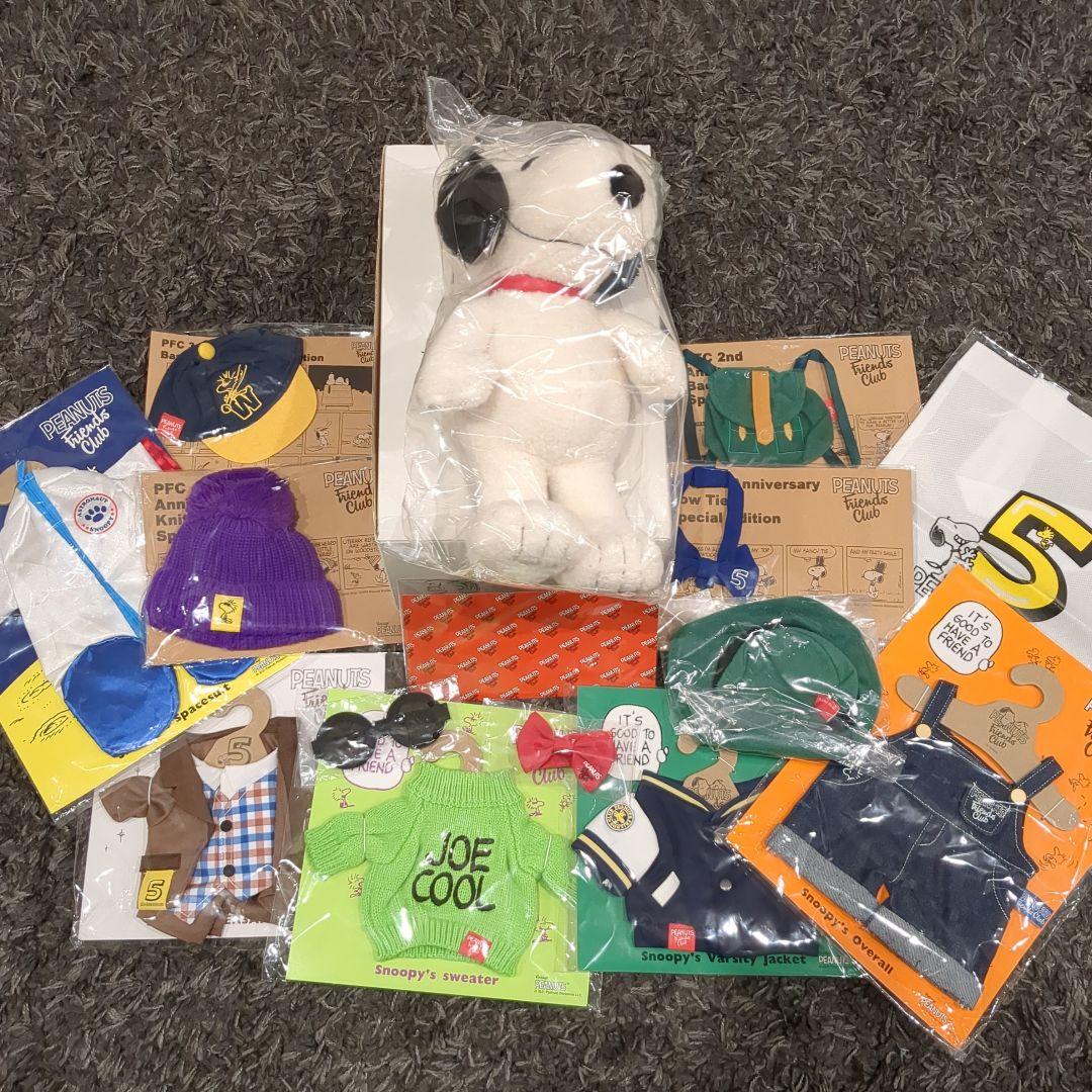 Brand New and Unopened★Snoopy Fan Club★ Plush Toy and Costume Set