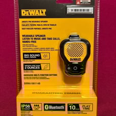 Dewalt Jobsite Pro Wearable Speaker