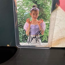 Sieun signed broadcast photocard