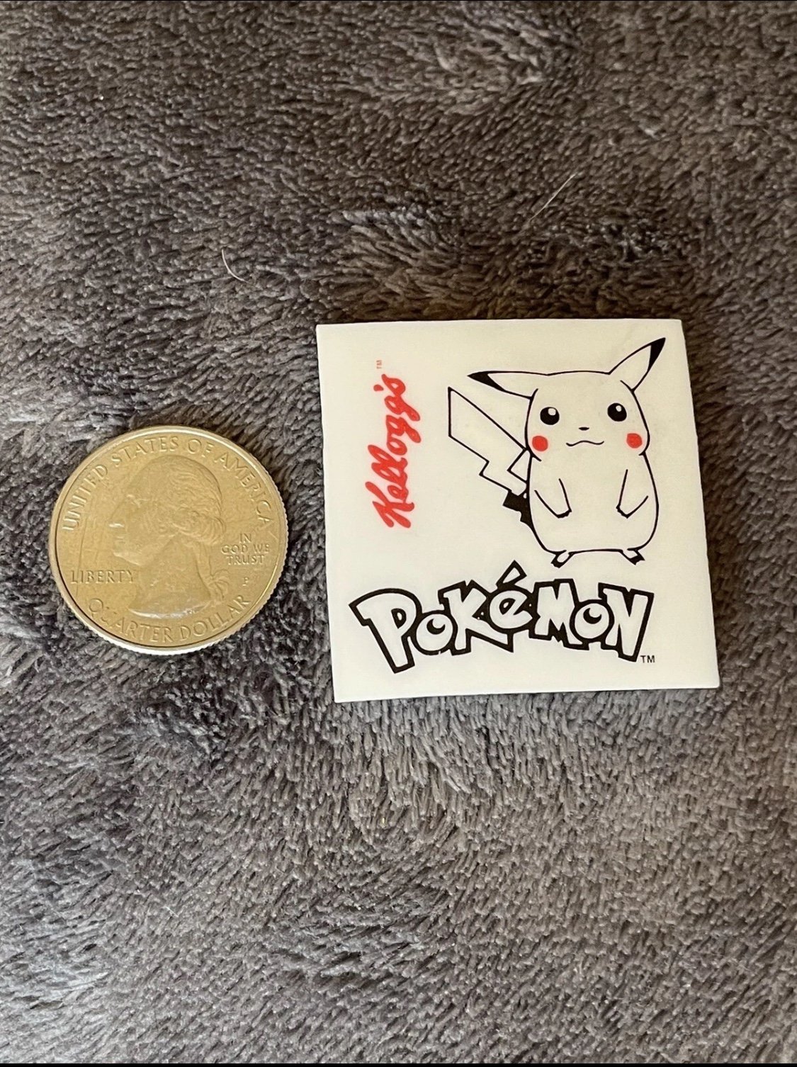 VTG 1996-1999 Pokemon Kellogg’s Eraser Educational Exclusive It’s Pikachu Promo