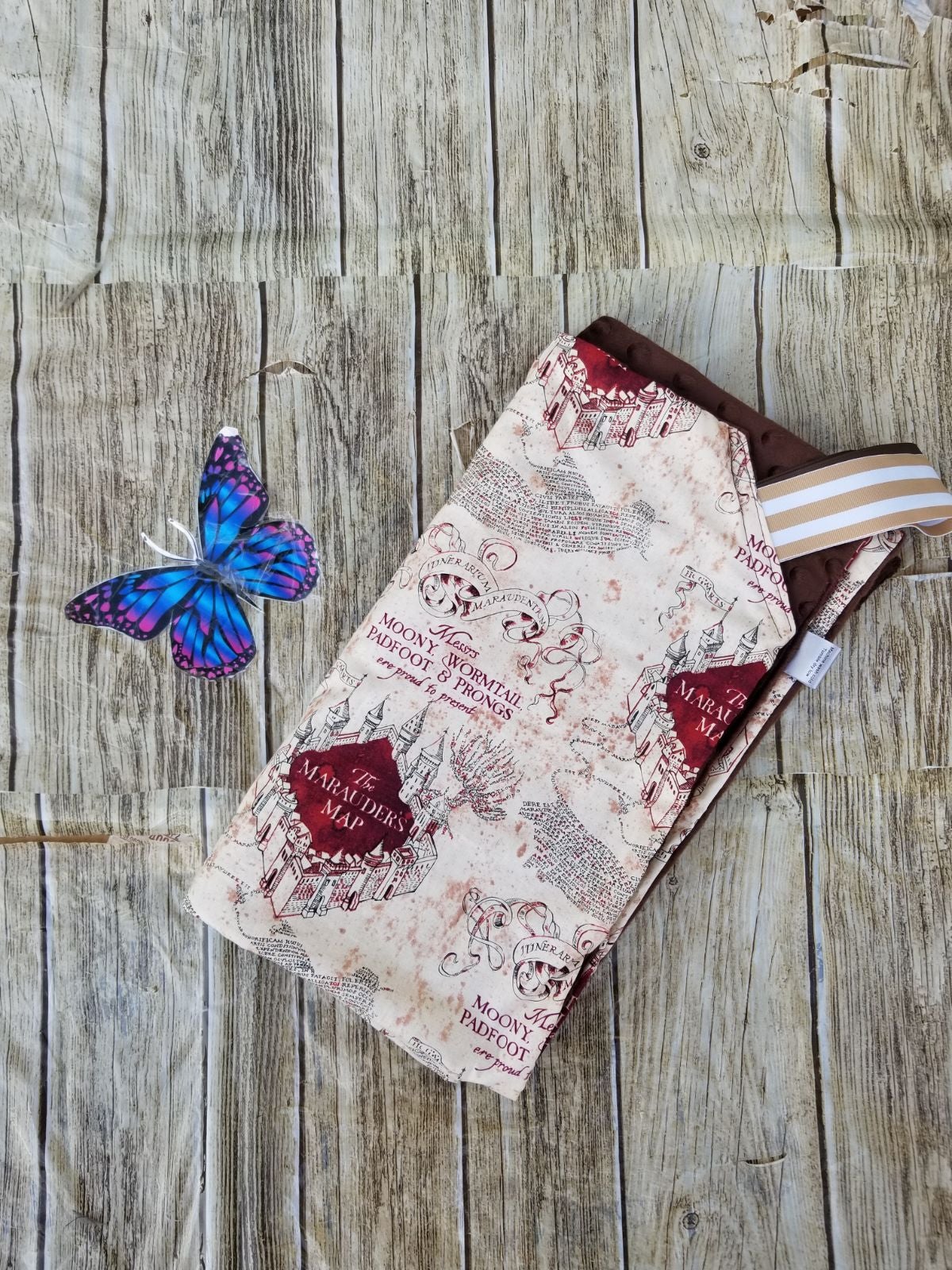 Handmade Map of Marauders baby blanket
