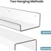 15 Acrylic Floating Shelves