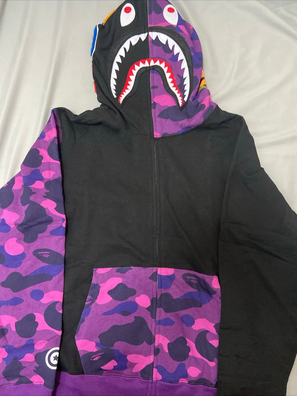 BAPE Color Camo Shark Full Zip Hoodie (FW23)