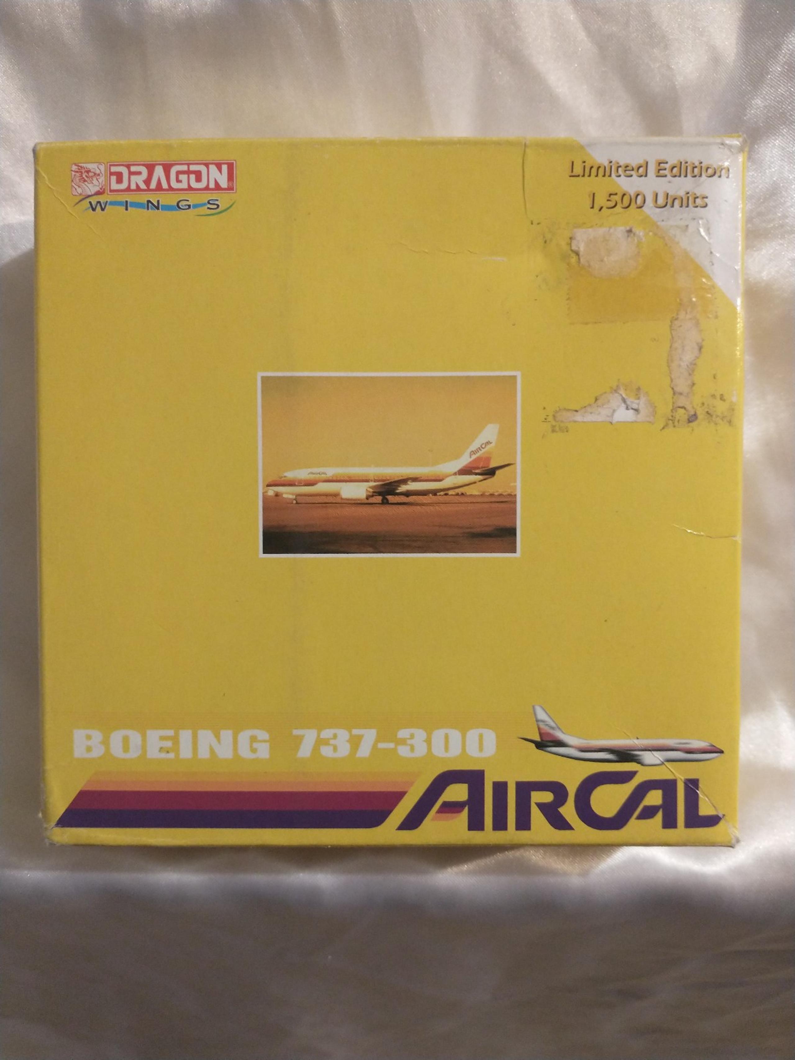AirCal Jet-X JX005 Boeing 737-300 Diecast 1/400 Model Airplane