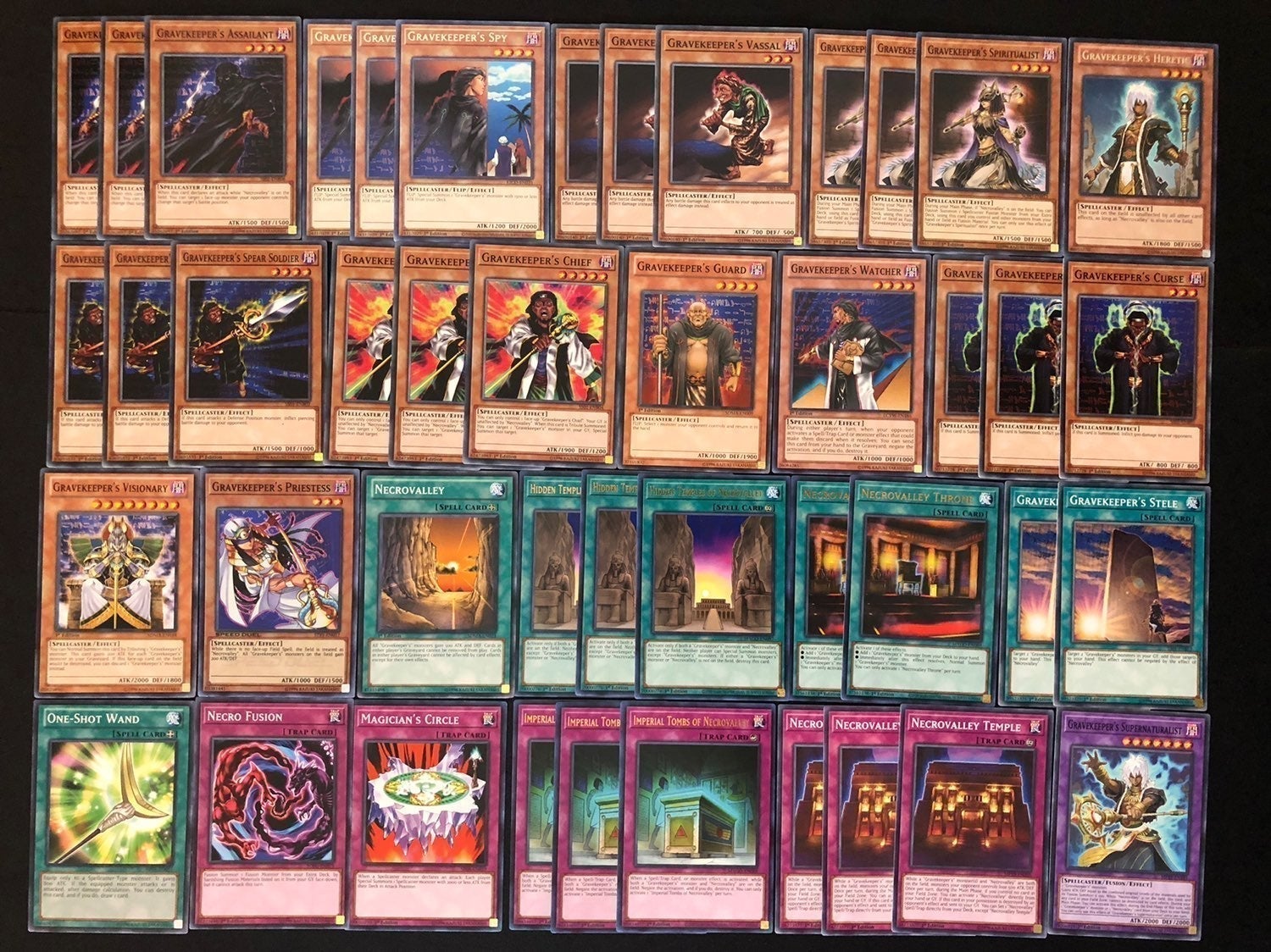 YUGIOH GRAVEKEEPER'S DECK