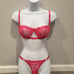 Lace bra and panty set