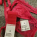 Lace bra and panty set
