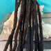 100% Human hair loc extensions 12 inches