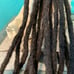 100% Human hair loc extensions 12 inches
