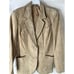 VTG 80s Womens 10 Suede Leather Two Button Blazer Jacket Western Rodeo Cowgirl