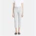 Theory Slim Cropped Pant In Checked Scuba Preppy Size 10