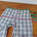 Theory Slim Cropped Pant In Checked Scuba Preppy Size 10